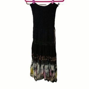 Fashion Terminal Brand Tube Top Dress midi Tie dye One sIZE